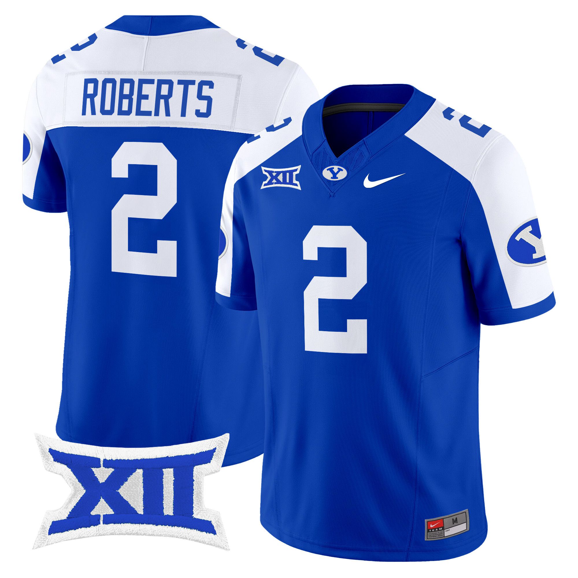 Men BYU Cougars #2 Roberts Blue Nike 2024 Vapor Limited NCAA Jersey->->NCAA Jersey